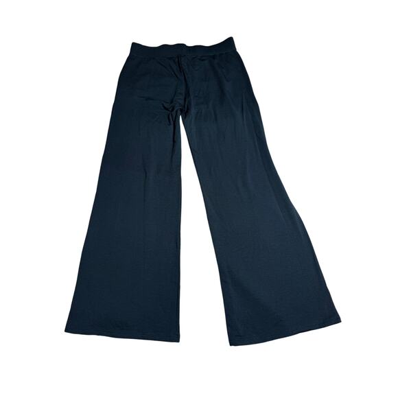 BLEUSALT Lounge Pants Women's 3 Dark Green Wide Leg Modal Made in USA - Picture 2 of 6